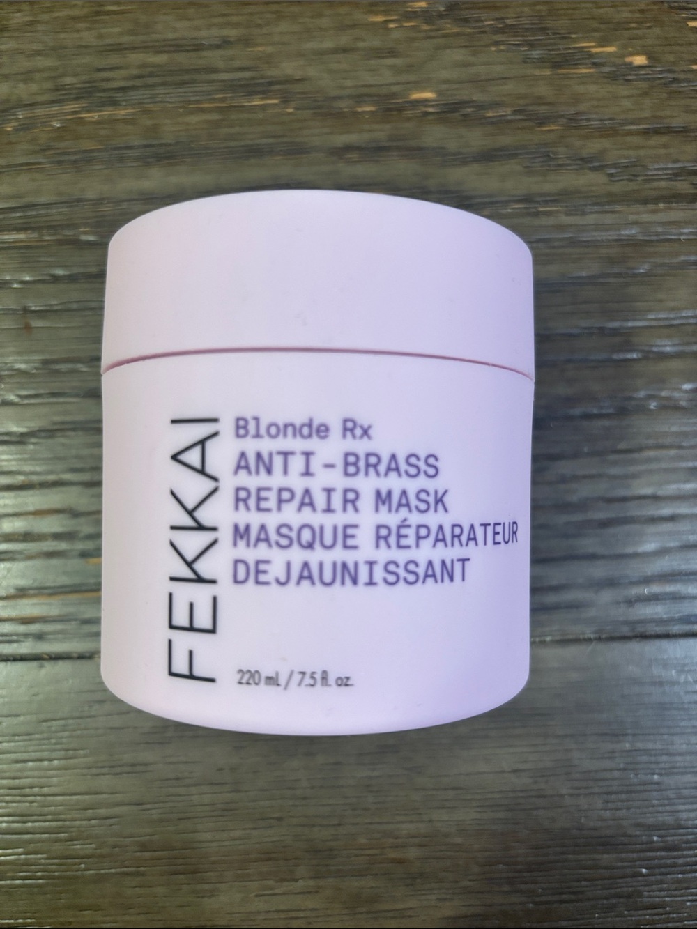 Fekkai Blonde Rx Anti-Brass Repair Mask in Light Pink